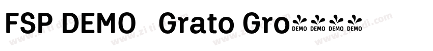 FSP DEMO   Grato Gro字体转换